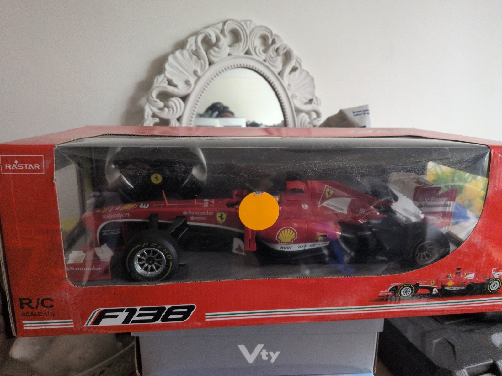 Rastar Ferrari F138 RC Auto Schaal 1:12, Hobby en Vrije tijd, Elektro, Nieuw, Ophalen of Verzenden, Auto onroad