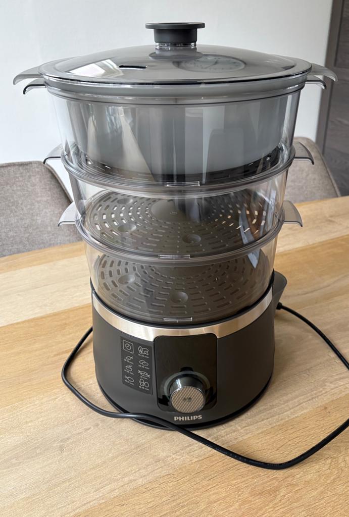 Philips Stoomkoker - Gezond en Gemakkelijk koken, Ophalen of Verzenden, Zo goed als nieuw, Overige merken