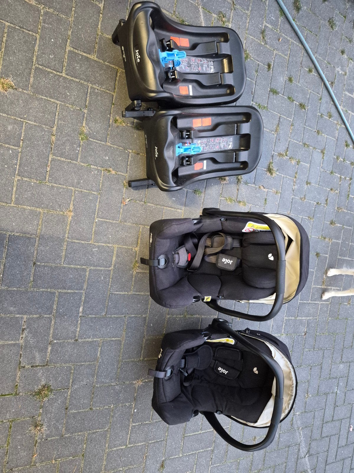 2x joie maxi cosi met 2x adapter, Kinderen en Baby's, Ophalen, Gebruikt, Autogordel of Isofix