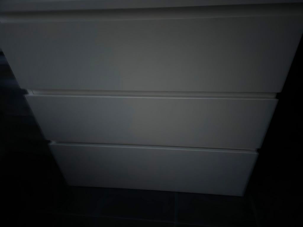 IKEA MALM ladekast met 3 laden, Huis en Inrichting, Kasten | Ladekasten, Gebruikt, Minder dan 100 cm, 50 tot 100 cm, 25 tot 50 cm