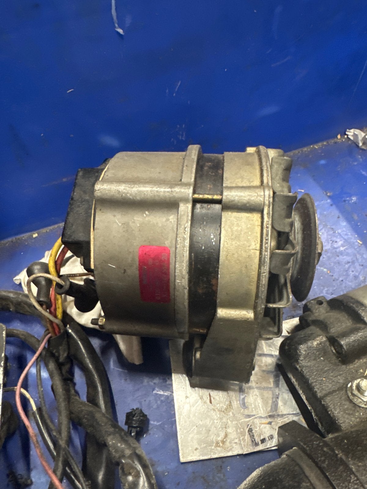 Bosch Massavrije Dynamo voor Scheepsmotor - 12V 55A, Ophalen of Verzenden, Gebruikt, Motor en Techniek