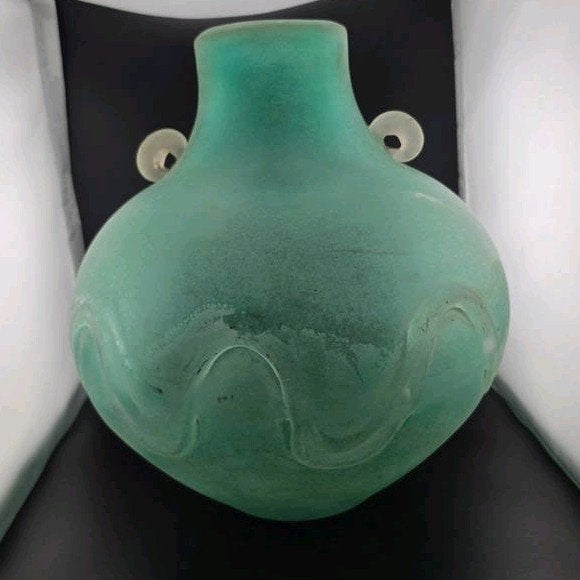 Zeldzame Seguso Vetri Murano Vaas - ruim 8 kilogram !, Ophalen of Verzenden