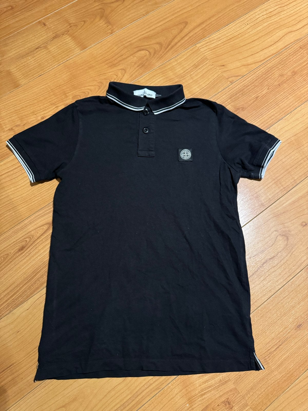 Stone Island Polo Shirt Maat S Zwart Slim Fit, Kleding | Heren, Overige Herenkleding, Ophalen of Verzenden, Zo goed als nieuw