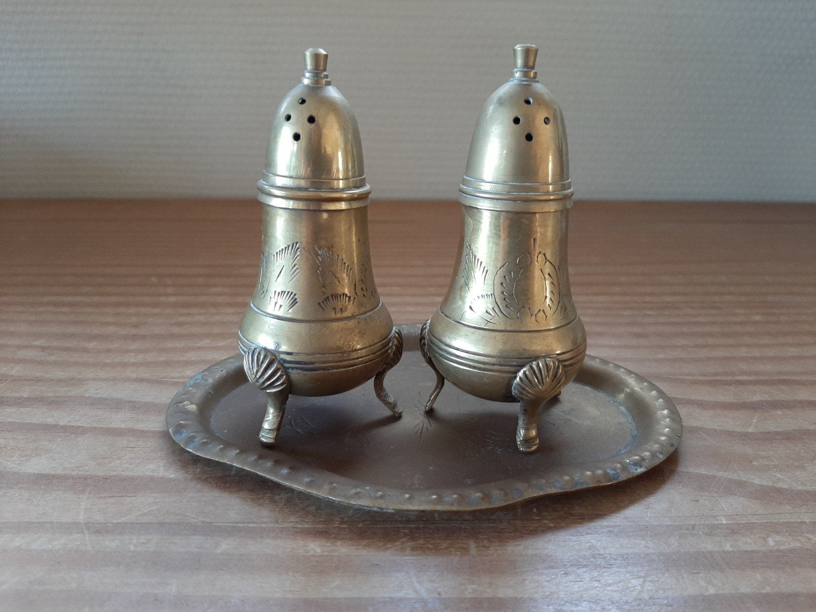Antiek peper en zout stelletje, Antiek en Kunst, Ophalen of Verzenden