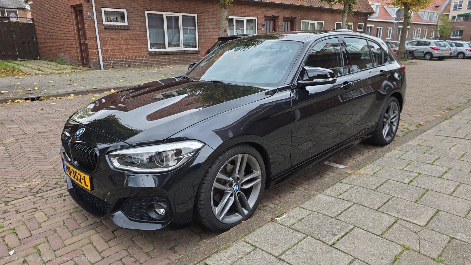 BMW 1-Serie 118i 136pk Aut 2017 Zwart, 1295 kg, Zwart, Origineel Nederlands, 650 kg