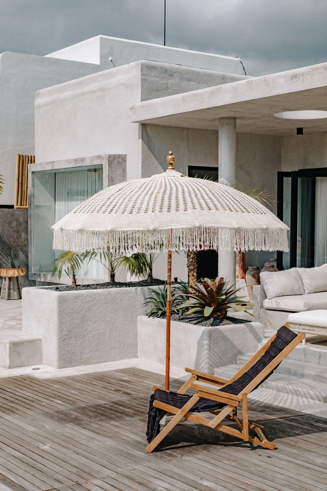 Originele Bali Parasol 2.50m - Inclusief Opberghoes, Ophalen of Verzenden, Nieuw, 2 tot 3 meter, Stokparasol