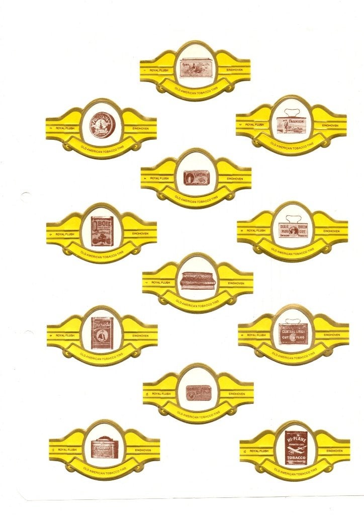 SIGARENBANDEN ROYAL FLUSH, Ophalen of Verzenden, Nieuw, Sigarenbandjes