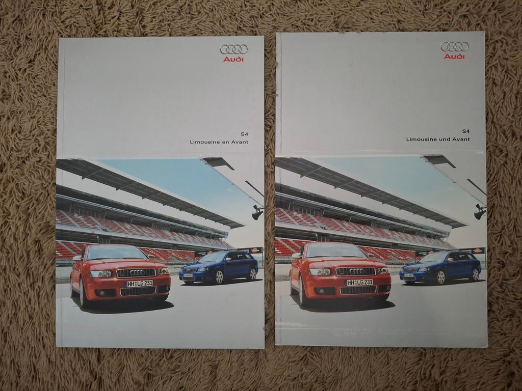 2x autofolder Audi S4 (B7), Verzenden, Zo goed als nieuw, Audi
