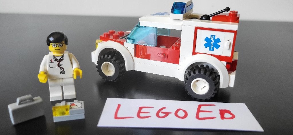 Lego 7902 - Doctor's Car - Town/City/Hospital, City, Lego, Compleet, Ophalen of Verzenden