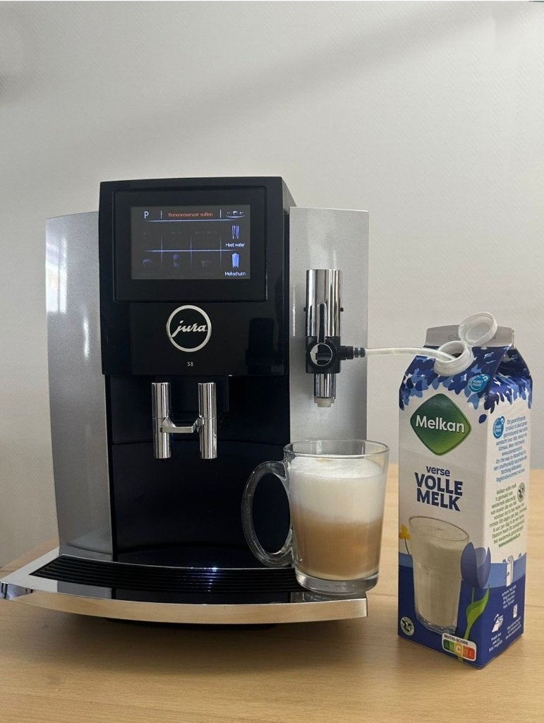 Jura S8 (EA)  – Gereviseerd, 2 maanden garantie!, 10 kopjes of meer, Koffiemachine, Ophalen of Verzenden, Zo goed als nieuw