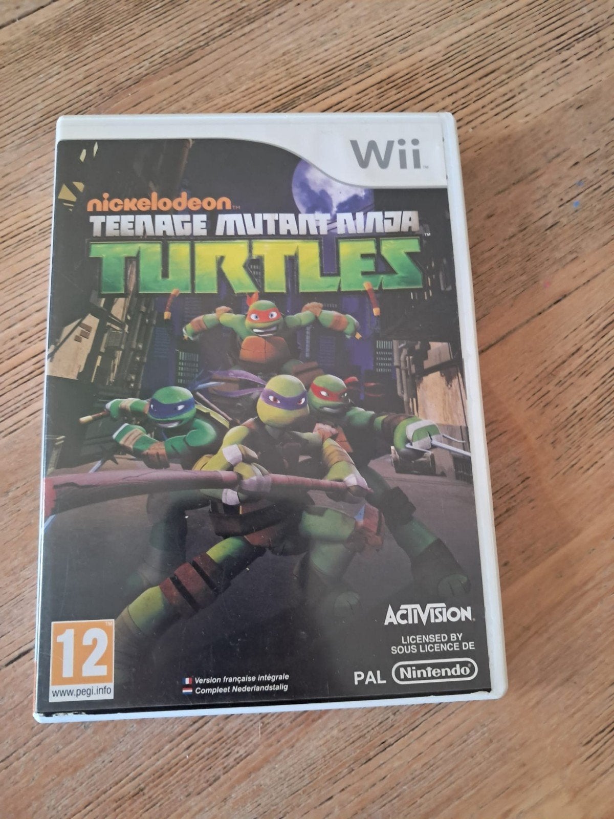 Nickelodeon Teenage Mutant Ninja Turtles Wii Game, Gebruikt, 1 speler, Vanaf 12 jaar, Ophalen