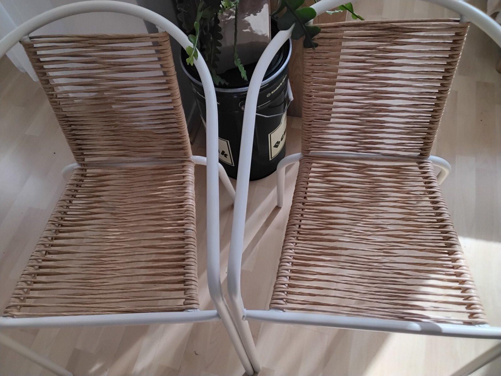 set ikea urban+ xenos stoelen, Ophalen, Overige materialen, Twee, Wit
