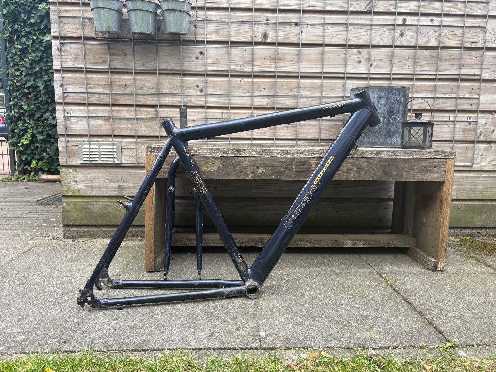 Koga Miyata traveller frameset 54cm, Fietsen en Brommers, Fietsen | Heren | Sportfietsen en Toerfietsen, 28 inch, Gebruikt, Velgrem