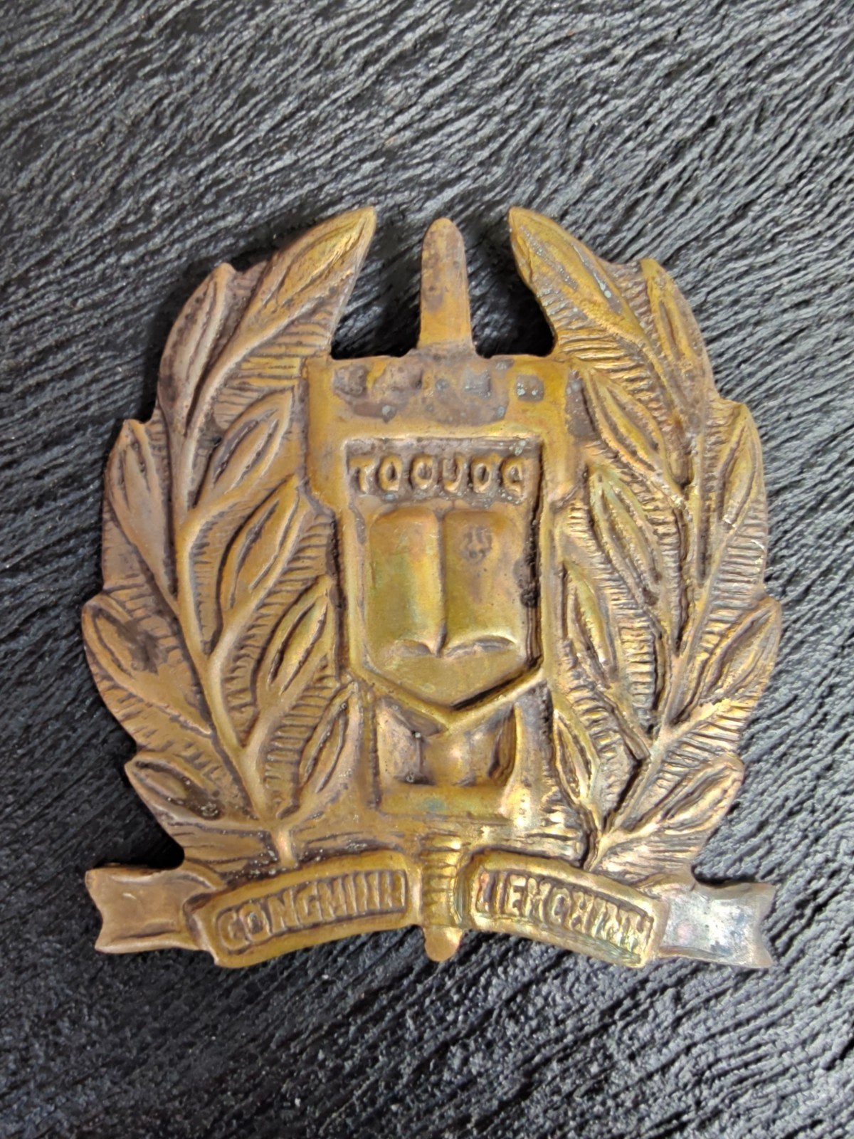 South Vietnamese Nationalists Field Police Cap Badge., Ophalen of Verzenden, Landmacht, Amerika, Embleem of Badge