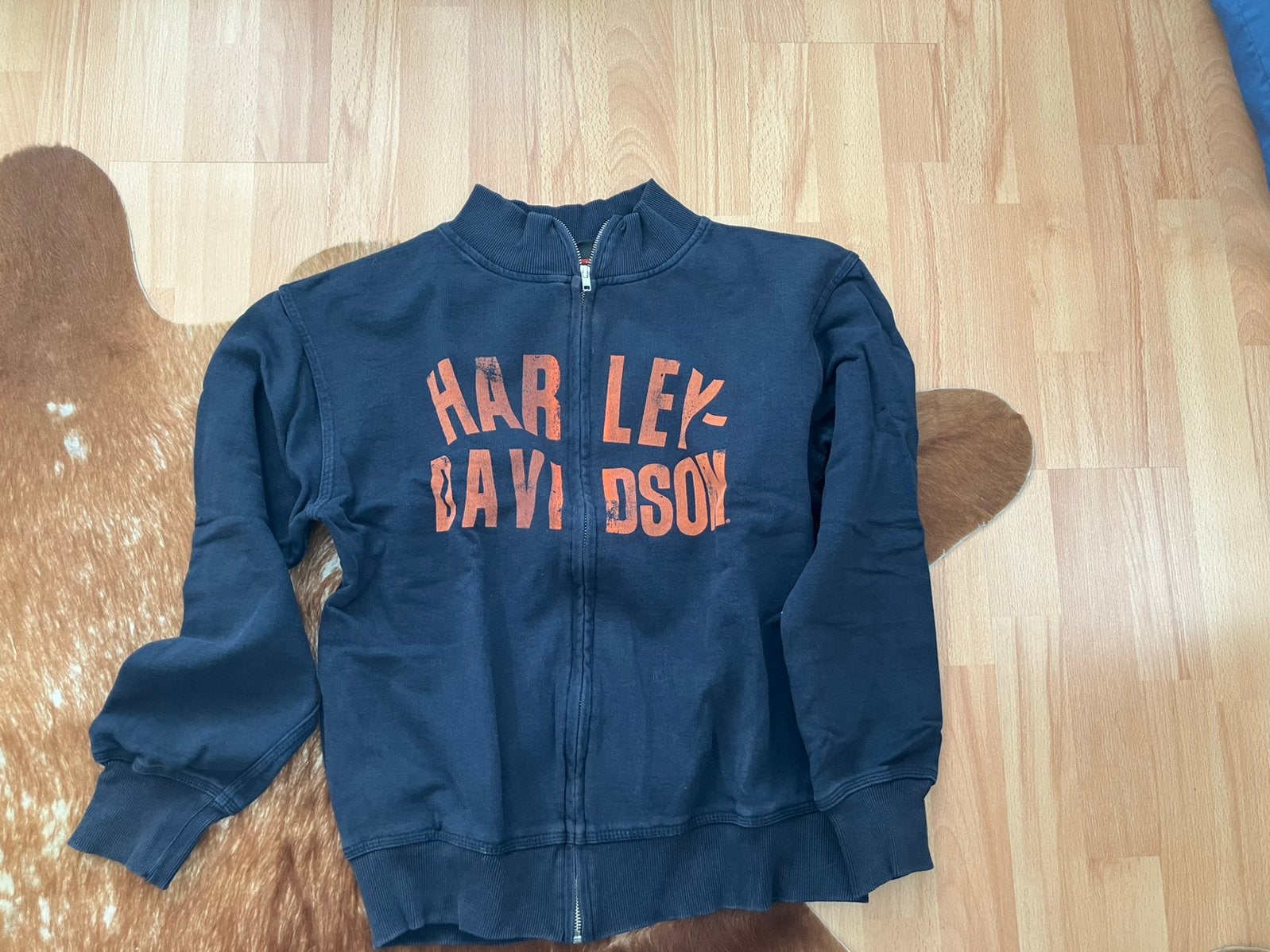 Donkerblauw vest van Harley Davidson (M), Motoren, Ophalen of Verzenden, Tweedehands, Overige typen