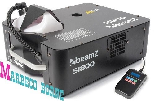 Rookmachine, Smoke machine, DMX, Afstandsbed, S1800, Rookmachine, Nieuw, Info@marbeco.nl, BeamZ