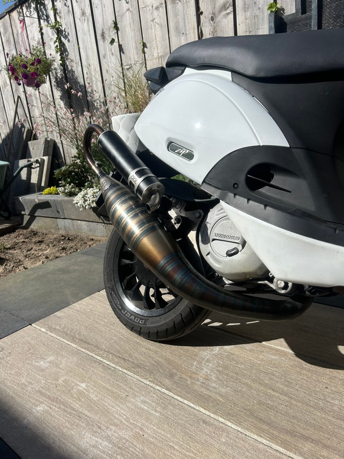 DDL 52 slag V2 TERUIL, Fietsen en Brommers, Brommeronderdelen | Scooters, Ophalen, Zo goed als nieuw, Uitlaat, Piaggio