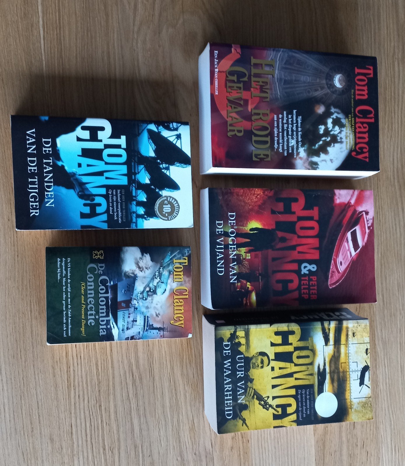 Tom Clancy Boeken Collectie - 5 Spannende Thrillers, Ophalen of Verzenden