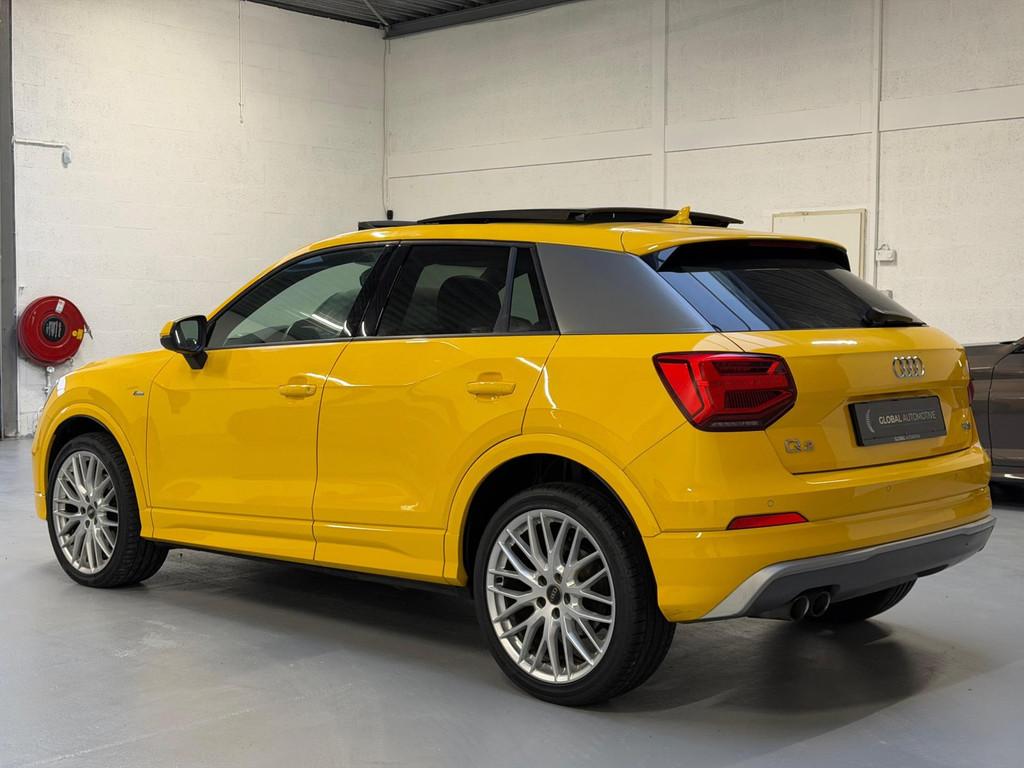 Audi Q2 1.4 TFSI CoD 150 PK - S TRONIC - S LINE - SCHUIFDAK, Auto's, Audi, Gebruikt, 4 cilinders, 150 pk, Leder en Stof
