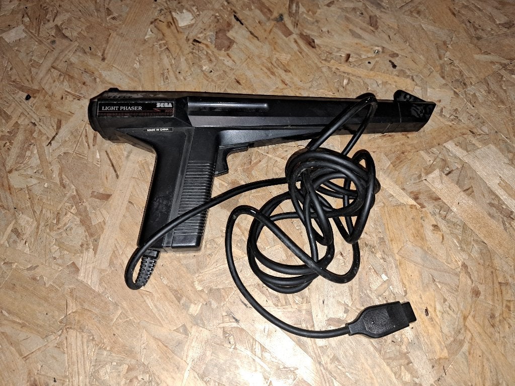 Sega light phaser, Ophalen of Verzenden, Gebruikt, Met 1 controller, Master System