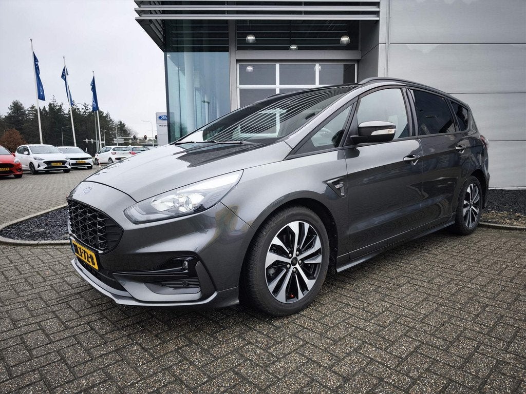 Ford S-Max 2.5 Hybrid 190PK ST-Line Summer Deal I 7-Zitplaat, Auto's, Ford, Stof, Gebruikt, 7 stoelen, Origineel Nederlands