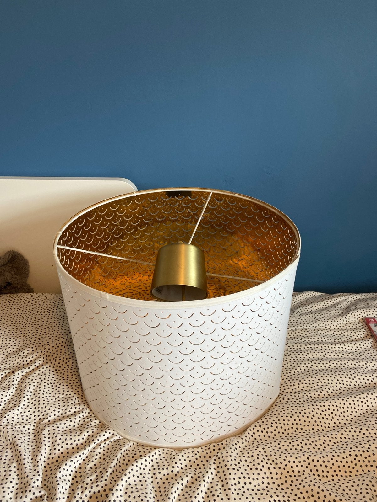 IKEA lampenkap met gouden binnenkant, Ophalen, Gebruikt, Overige materialen, Overige fittingen