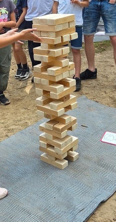 XXL-versie van Jenga te huur, Ophalen, Zo goed als nieuw, Overige