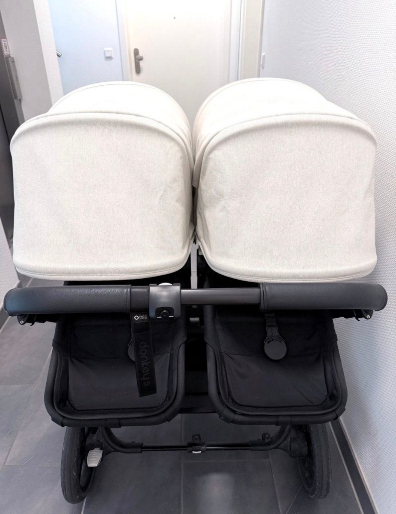 bugaboo donkey 5, twin, zeer uitgebreid., Kinderen en Baby's, Kinderwagens en Combinaties, Zo goed als nieuw, Combiwagen, Bugaboo