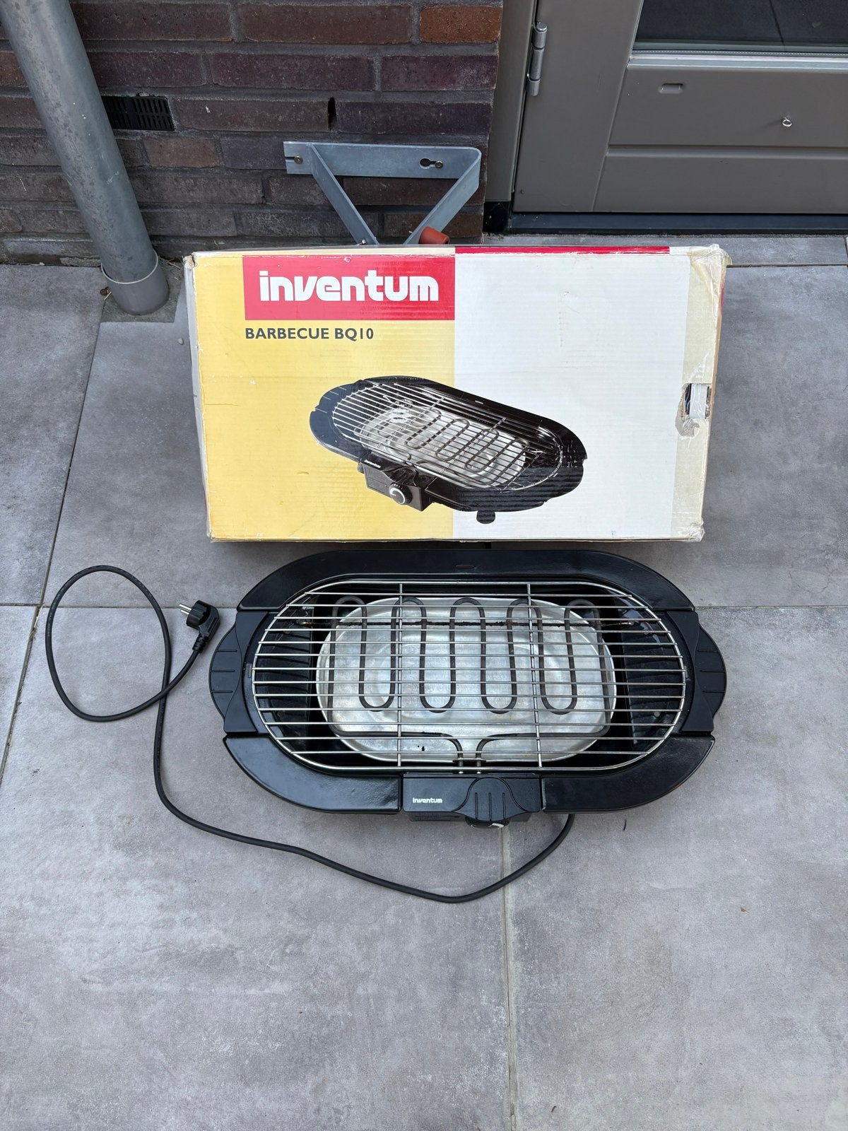 Inventum BQ10 elektrische barbecue - Zo goed als nieuw, Ophalen of Verzenden, Zo goed als nieuw