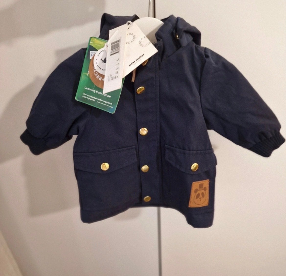 Mini Rodini Panda Jasje - Nieuw met labels 3-6 mnd, Ophalen of Verzenden, Nieuw, Jongen of Meisje