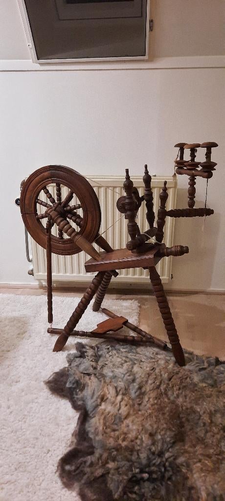 Spinnewiel, Hobby en Vrije tijd, Spinnewielen en Spinnen, Ophalen, Gebruikt, Spinnewiel