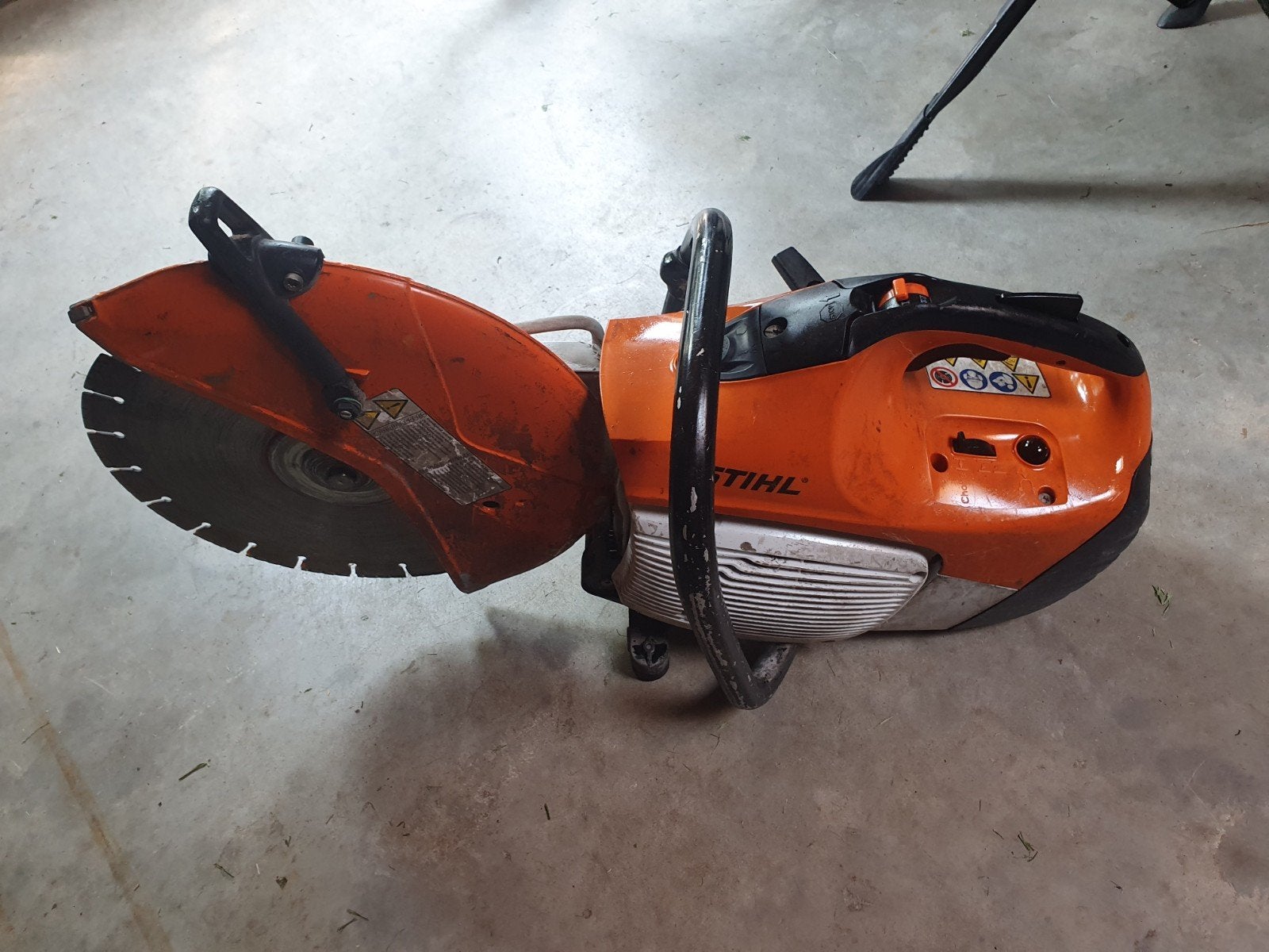 Stihl ts 420 motorslijper, Ophalen, Gebruikt