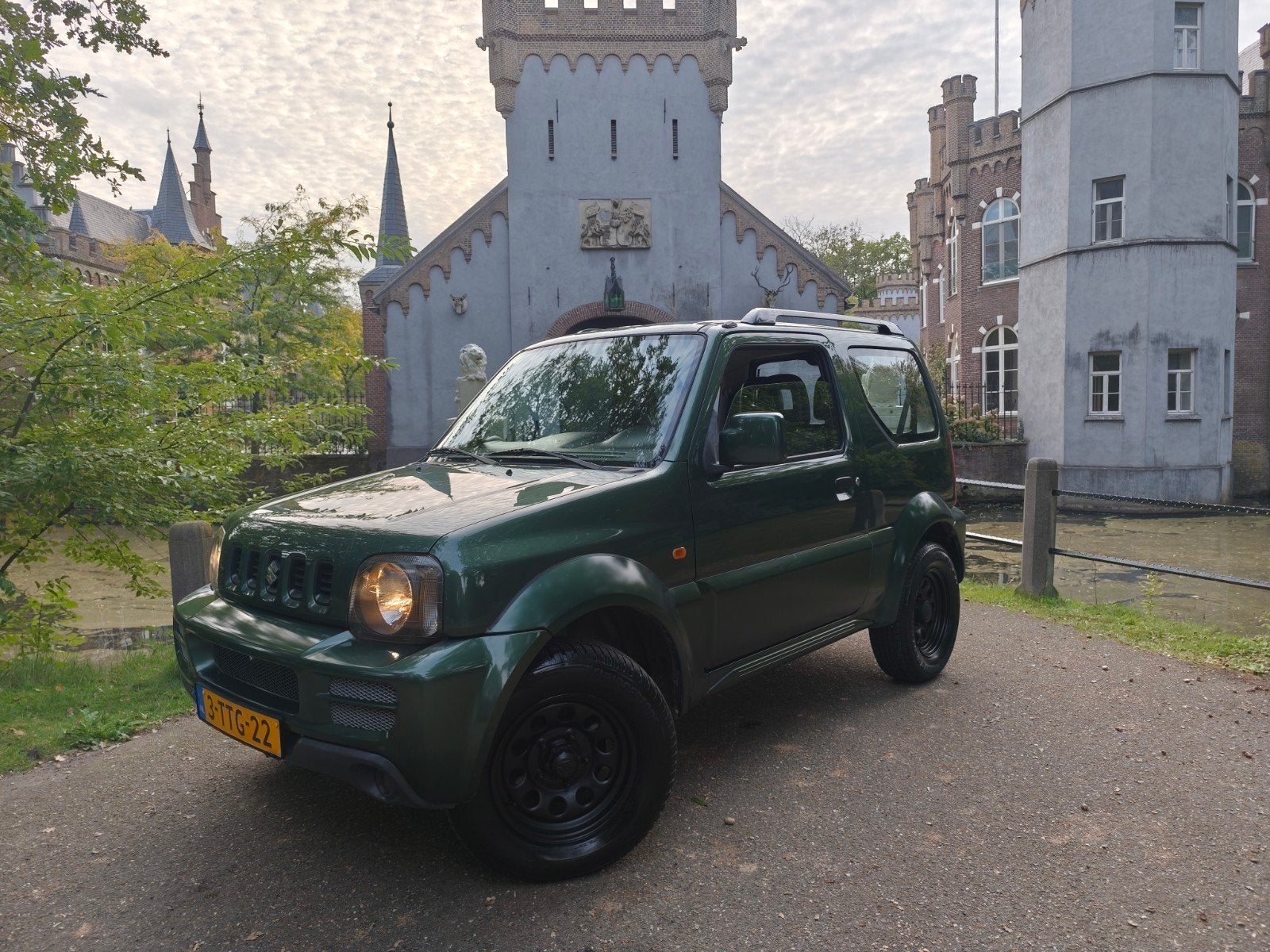 Suzuki Jimny 1.3 4WD / Groen / airco / 2011 / inruil m, Auto's, 40 €/maand, Zwart, 4 stoelen, 14 km/l