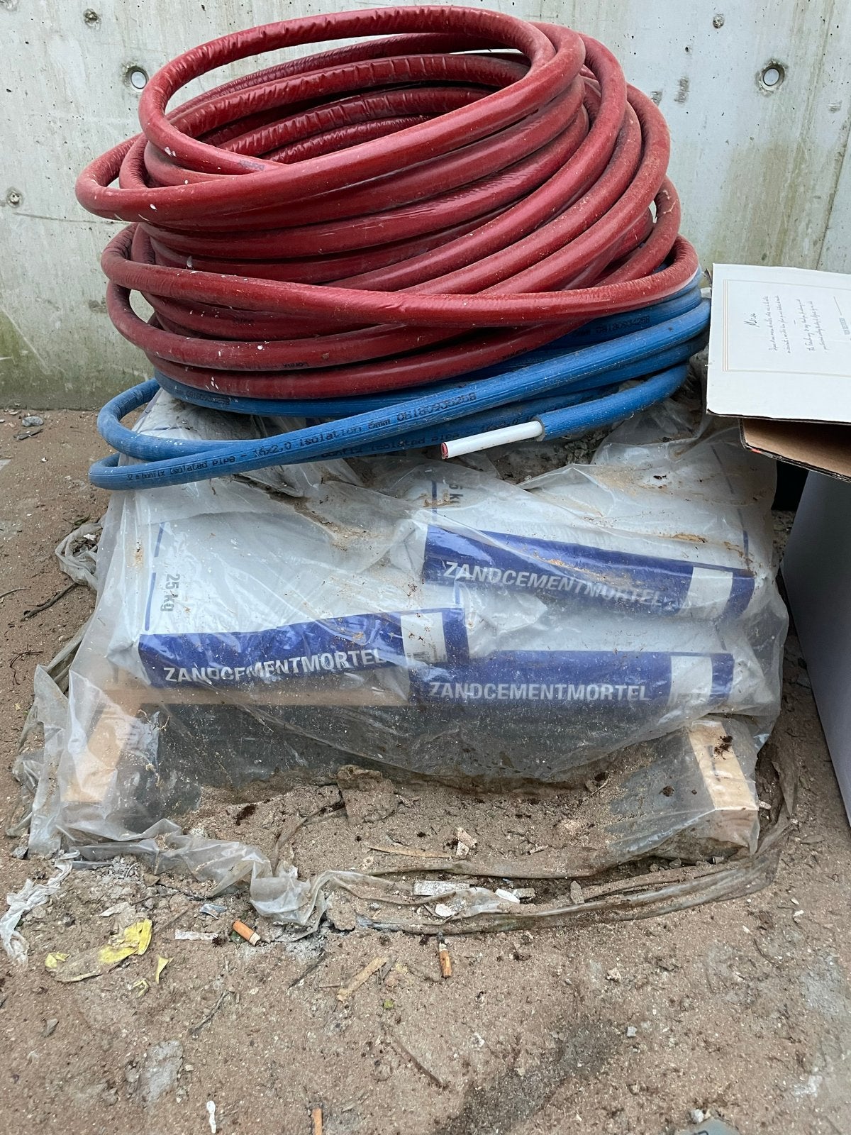 10 zakken zandcementmortel (25 kg per zak), Ophalen, Nieuw