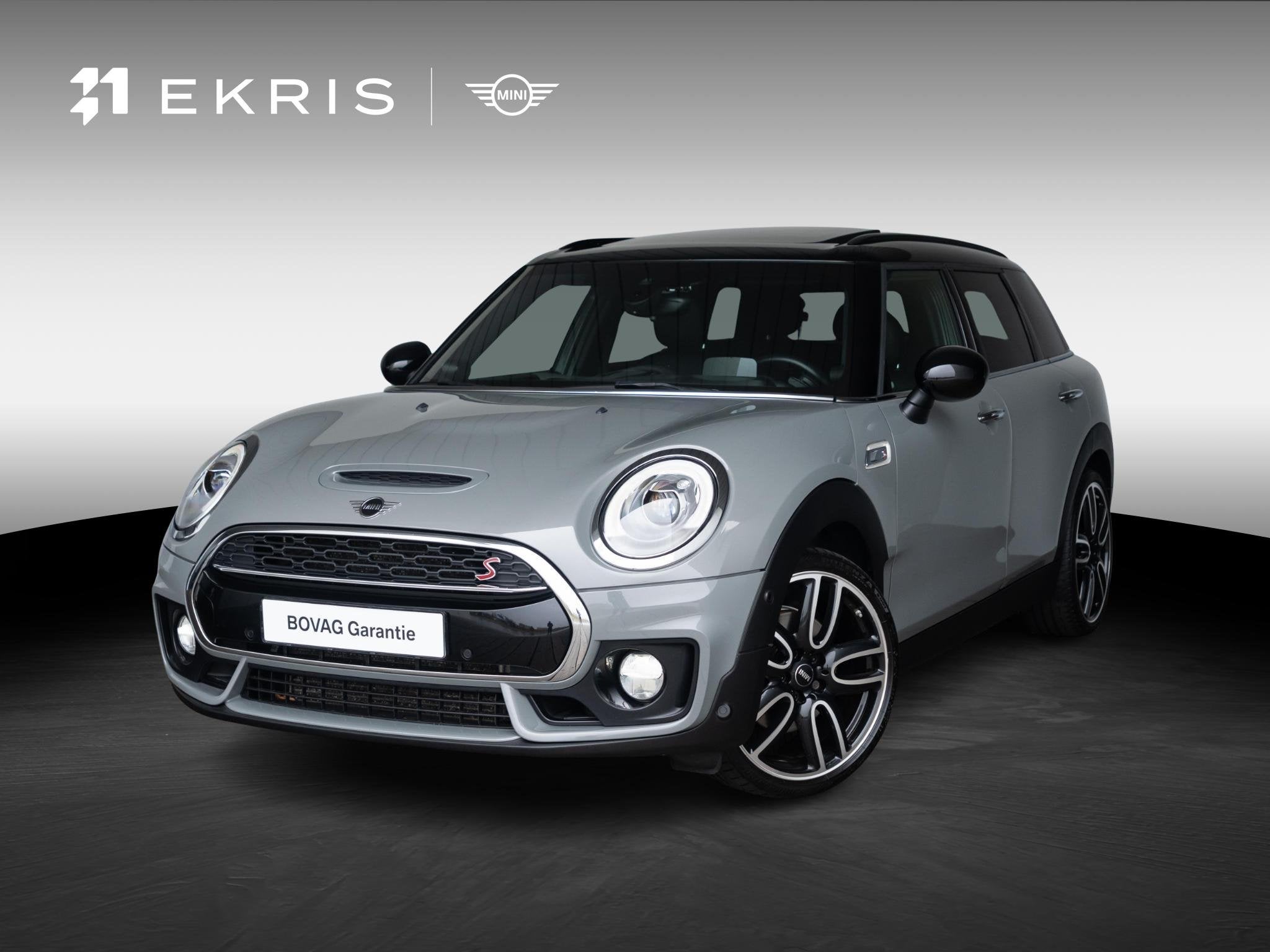 MINI Clubman Cooper S Aut. JCW Trim + Serious Business + Ele, Auto's, Mini, Gebruikt, Origineel Nederlands, Zilver of Grijs, 17 km/l