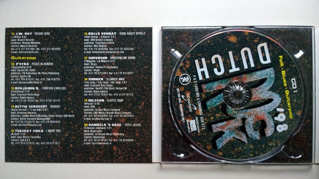 Dutch Rock '98, Ophalen of Verzenden, Zo goed als nieuw, Rock en Metal