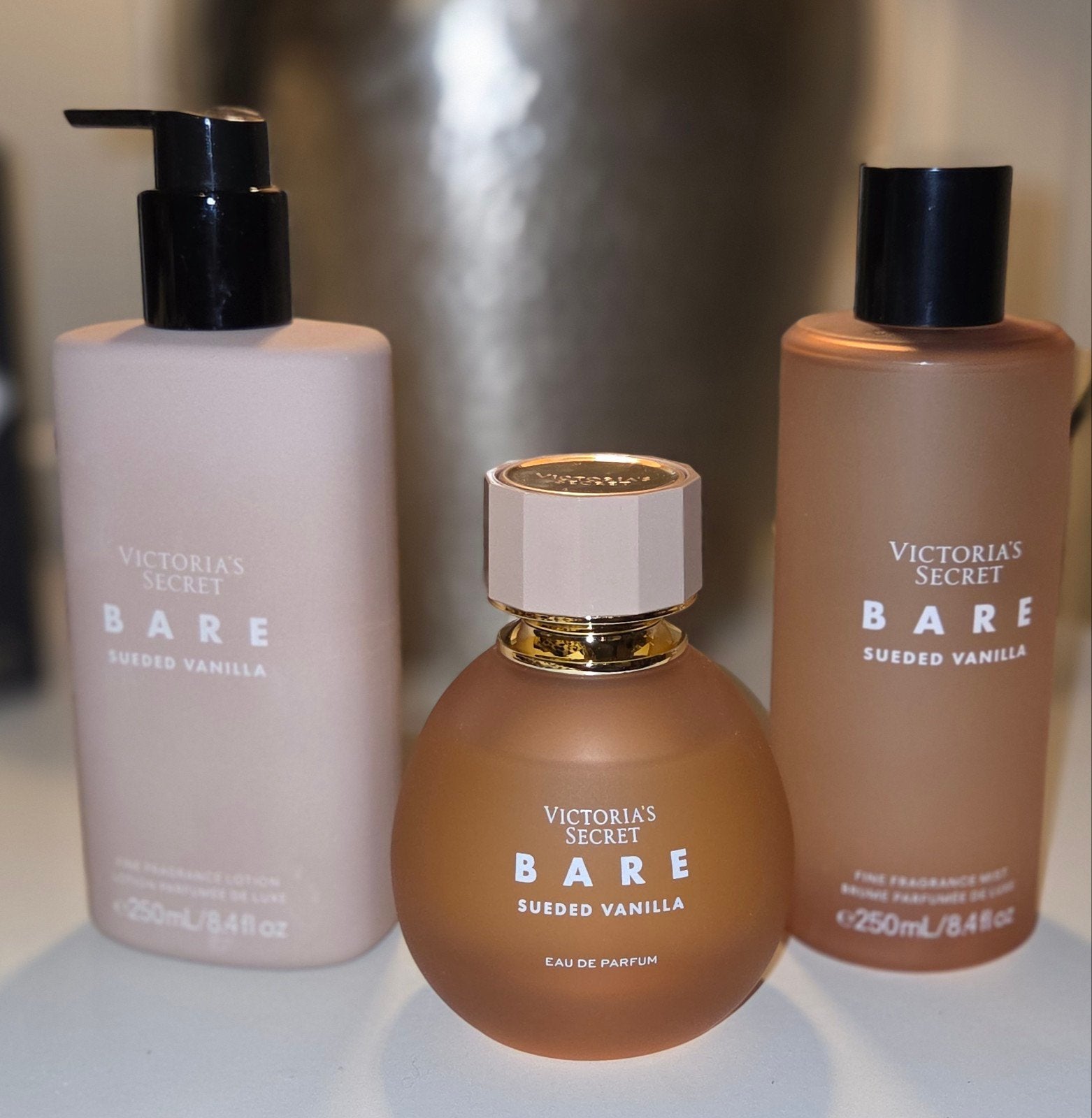 Victoria's Secret Bare Sueded Vanilla Set, Ophalen of Verzenden, Nieuw