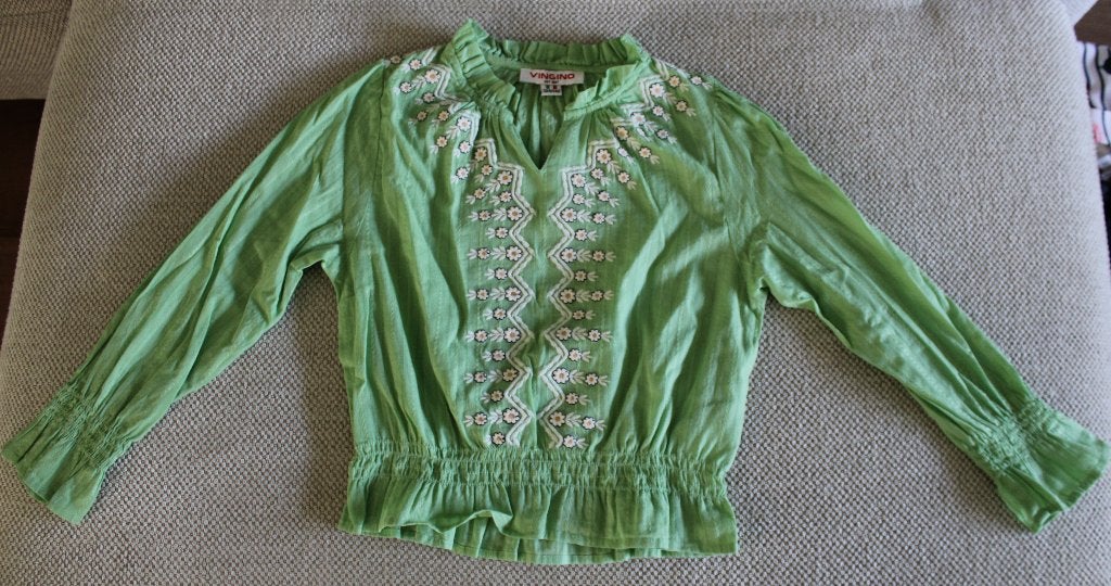 Blouse van Vingino 134/140, Kinderen en Baby's, Meisje, Overhemd of Blouse, Ophalen of Verzenden, Zo goed als nieuw