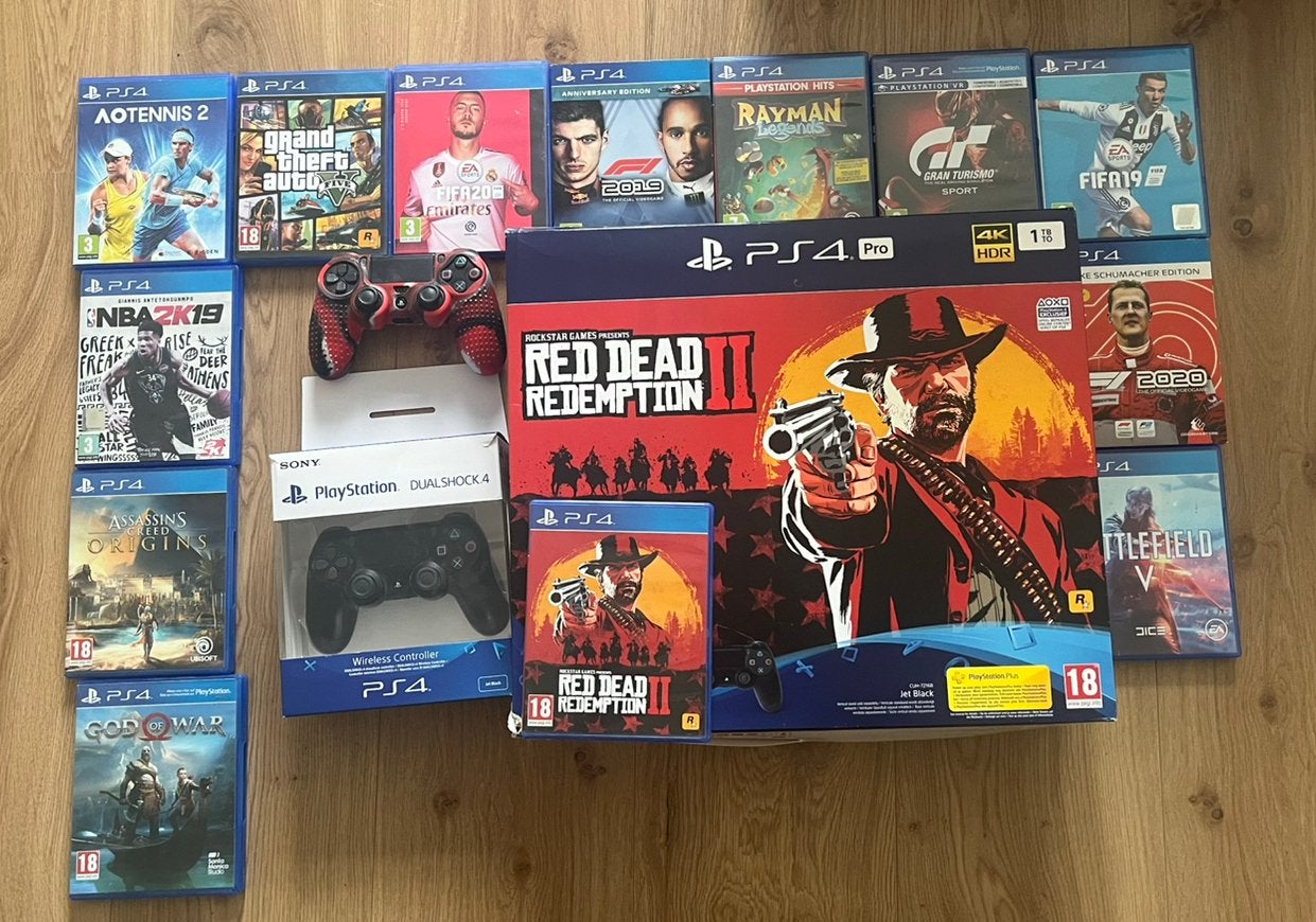 PS4 pro red dead redemption 2, Spelcomputers en Games, Ophalen, Online, Gebruikt, Overige genres