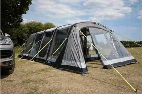 Kampa Hayling 6 Air Pro tent met complete inventaris, Ophalen, Gebruikt, Tot en met 6