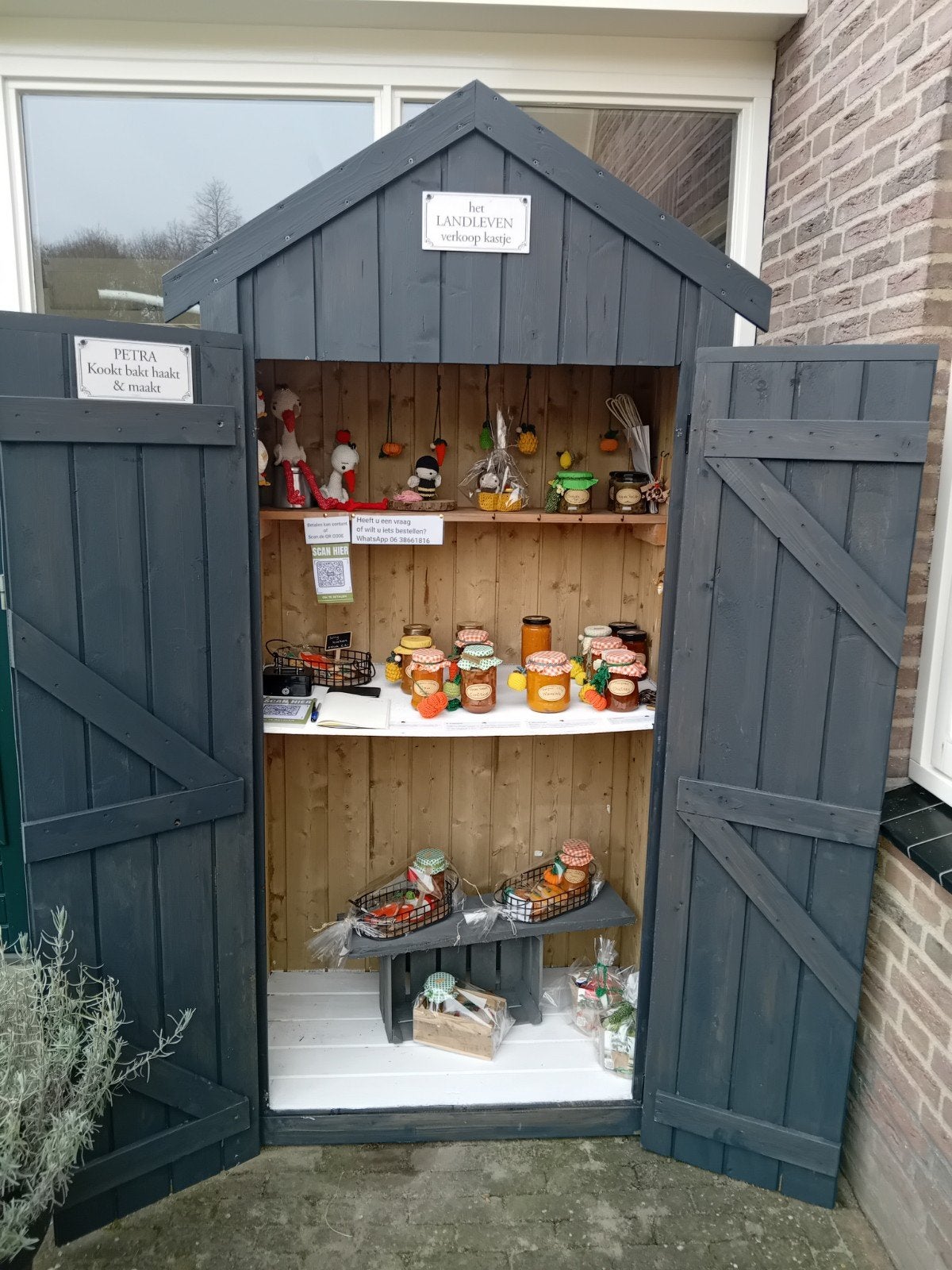 Lief houten verkoophuisje, Ophalen, Hout, Overige typen