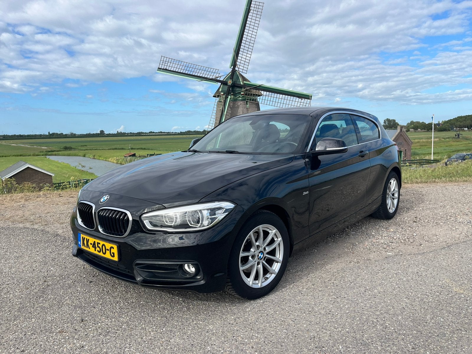 BMW 1-Serie Automaat, Auto's, Zwart, 1290 kg, Zwart, Origineel Nederlands