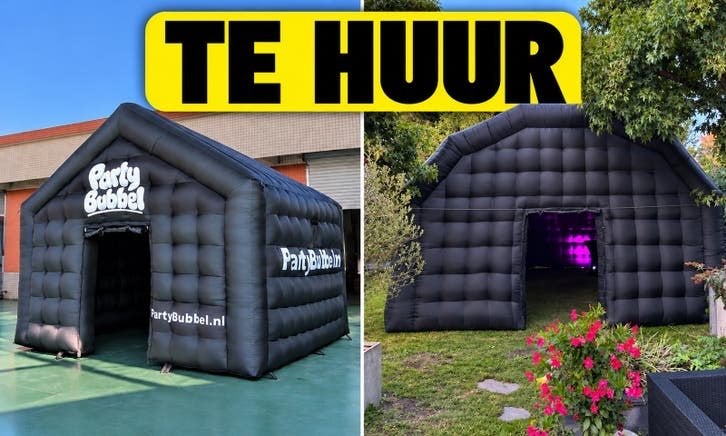Opblaasbare partytent huren | incl licht, Geluid en Opbouw, Feest- of Partytenten