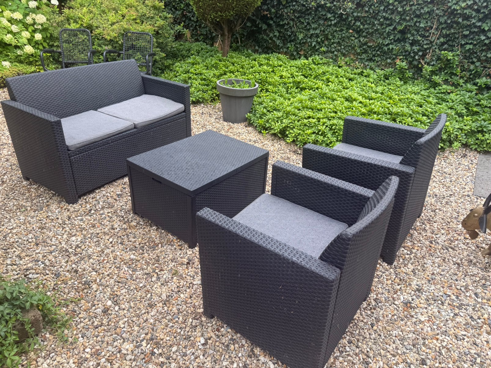 Tuinset, Tuin en Terras, Ophalen, Zo goed als nieuw, Kunststof