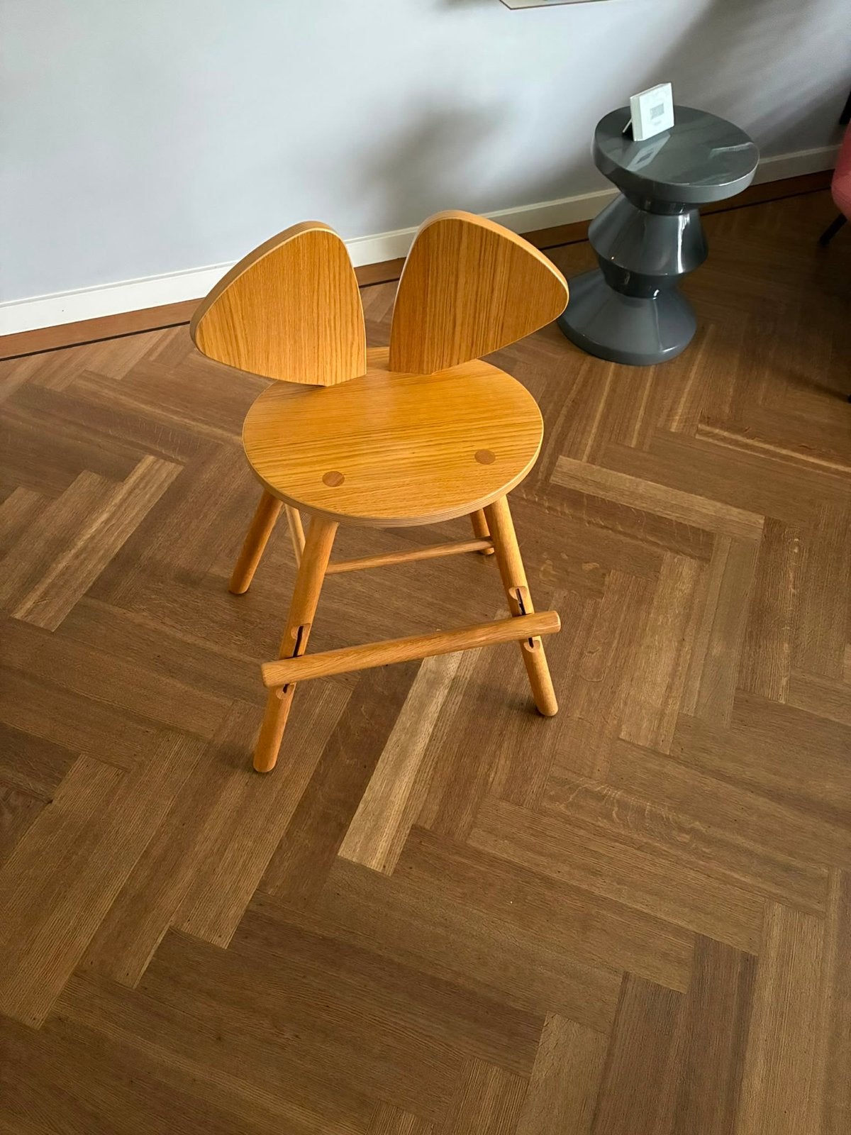 Nofred Muis Stoel - Eikenhout - Deense Design, Ophalen, Overige kleuren, Zo goed als nieuw, Eén