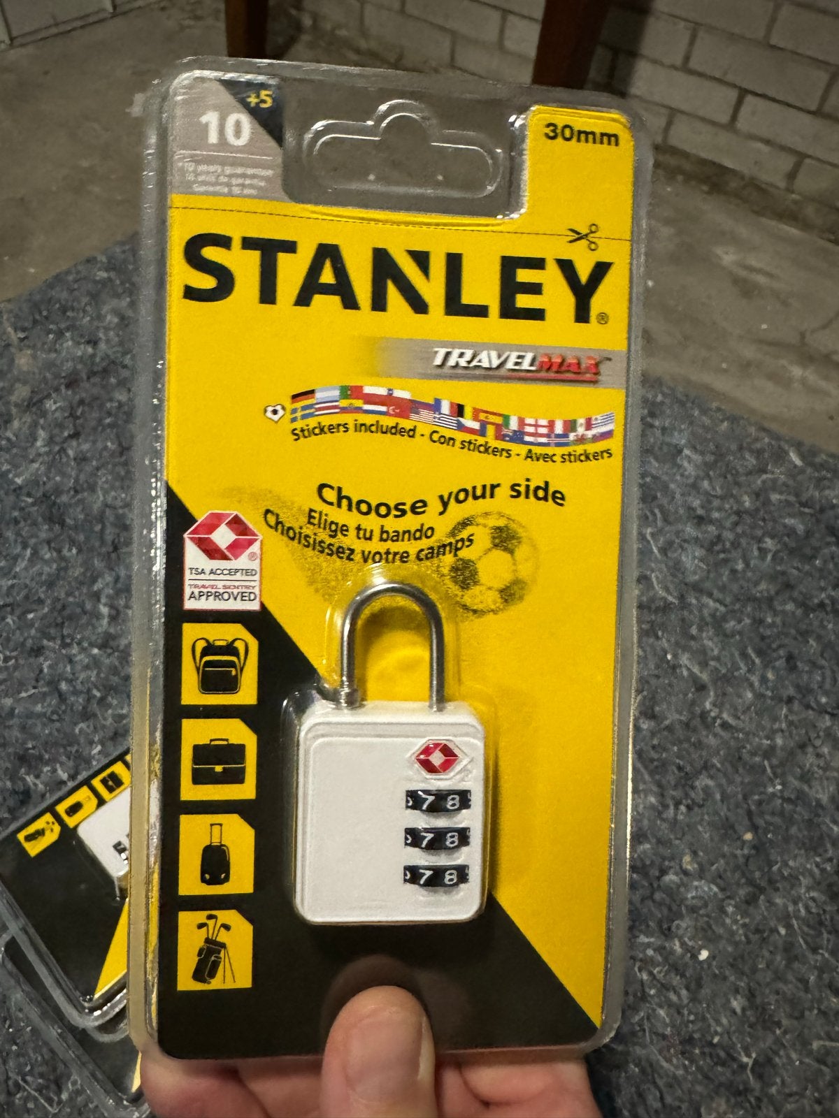 Meerdere Stanley TravelMax TSA Goedgekeurd Cijferslot 30mm, Ophalen of Verzenden, Nieuw, Overige materialen, Slot