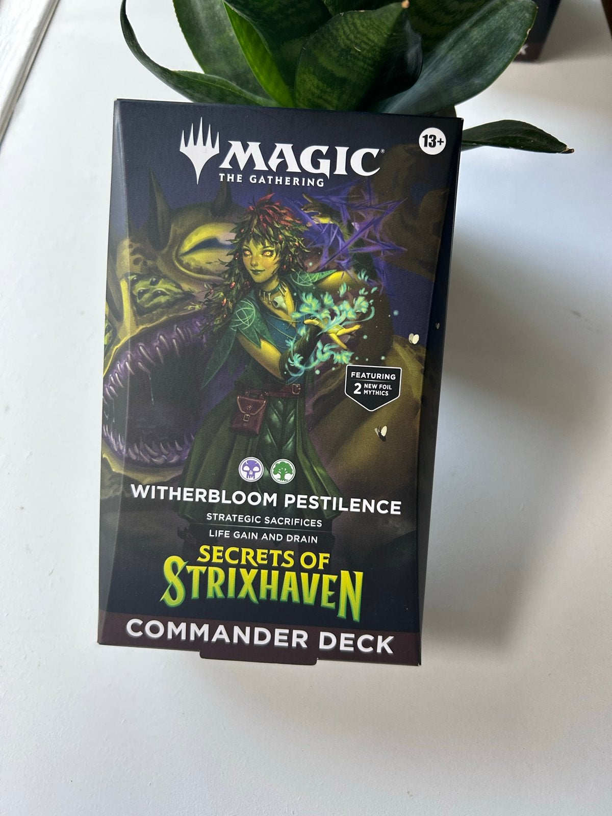 Magic: The Gathering Commander Deck - Witherbloom Pestilence, Ophalen of Verzenden, Nieuw, Speeldeck