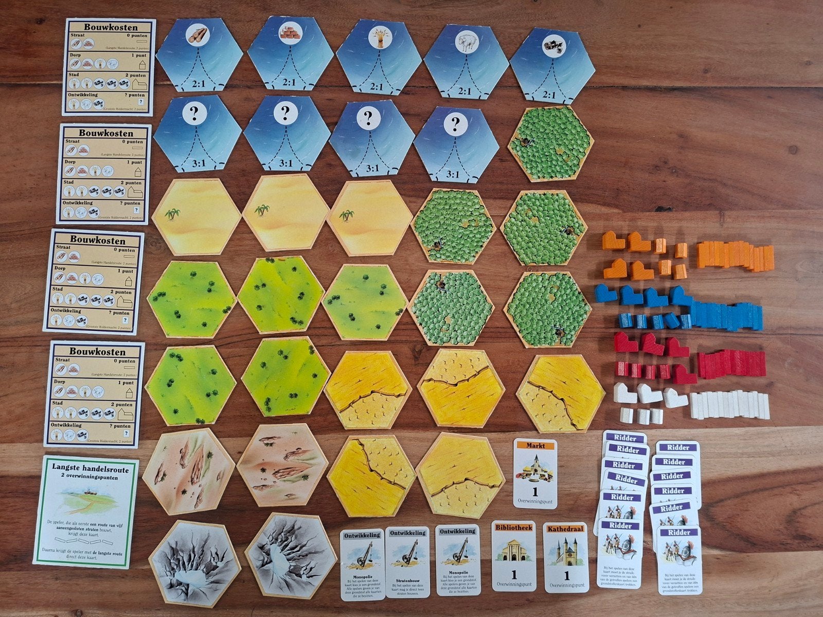 losse onderdelen kolonisten van catan 30 cent p.s., Een of twee spelers, Ophalen of Verzenden, Gebruikt, 999 Games