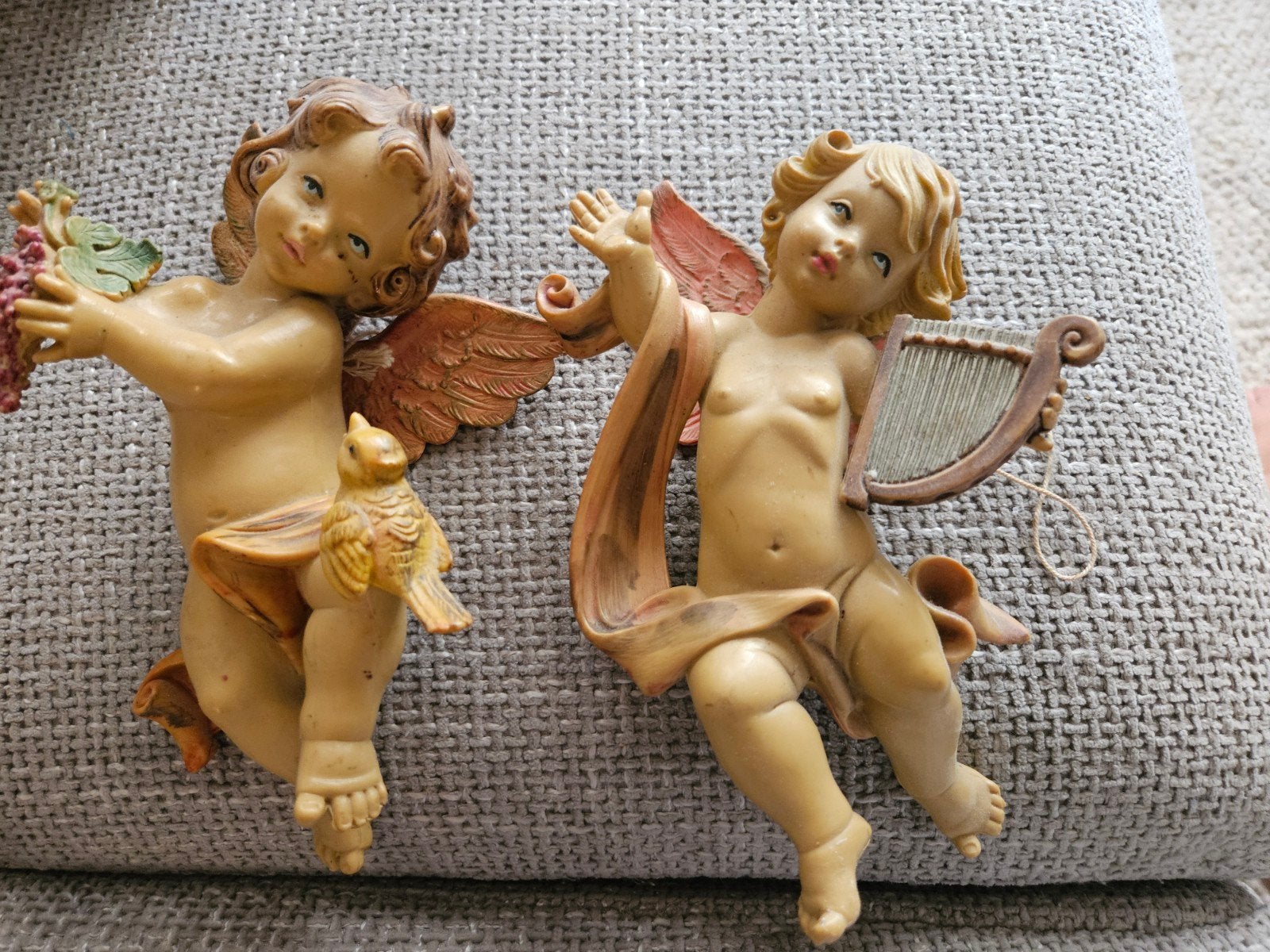 vintage engelen beeldjes - decoratie, Verzamelen, Ophalen of Verzenden, Zo goed als nieuw