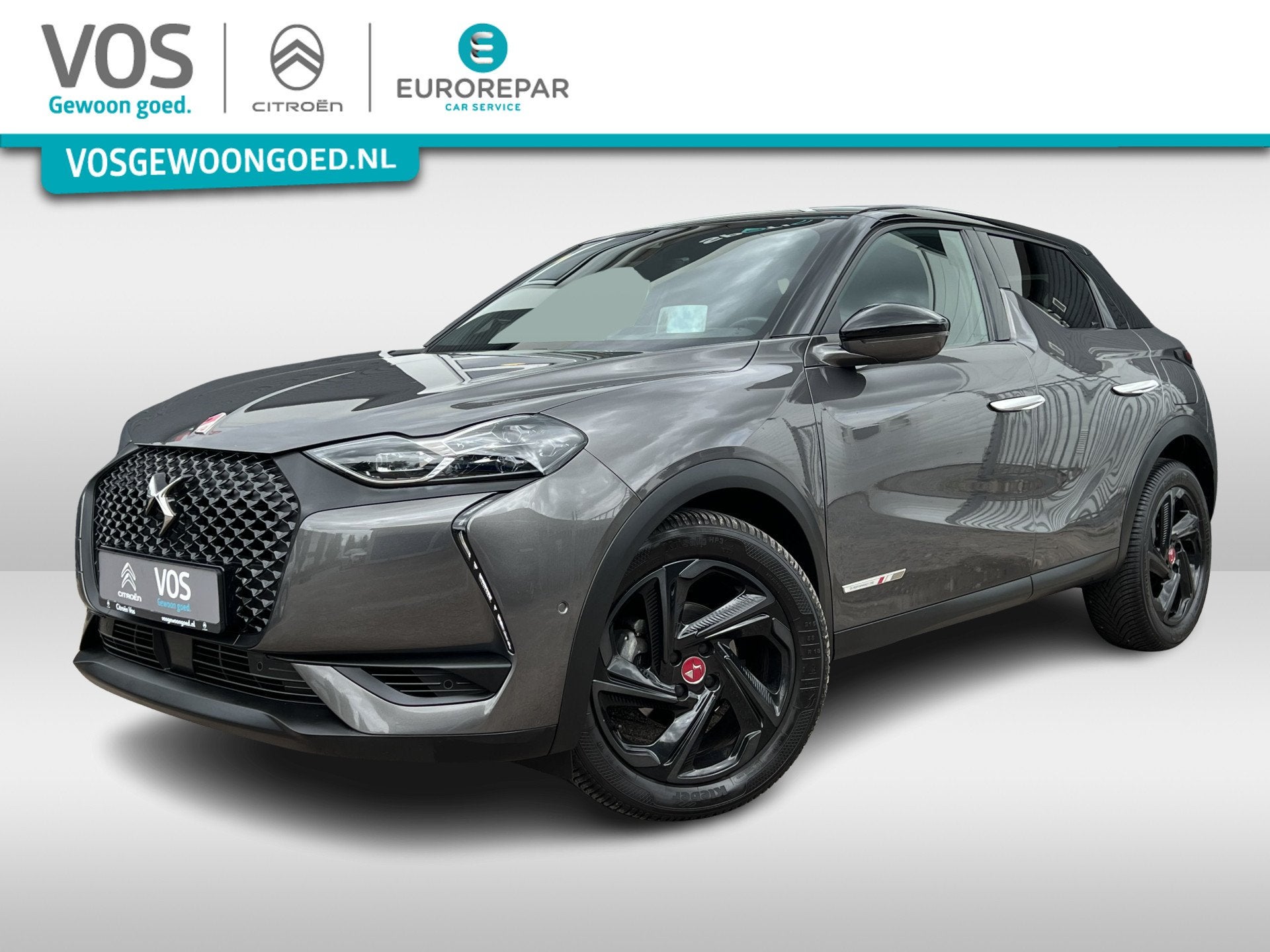 DS DS 3 Crossback PureTech 130 EAT8 Performance Line+ Naviga, Auto's, 12 maanden, Gebruikt, 1199 cc, Leder en Stof